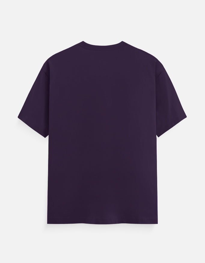 Manner And Respect Graphic - Unisex Classic Crew T-Shirt in purple - back view #color_purple