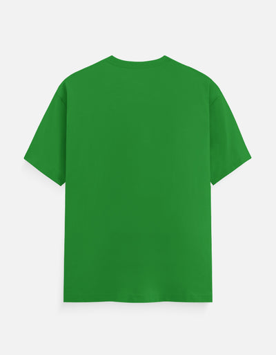 Manner And Respect Graphic - Unisex Classic Crew T-Shirt in flag green - back view #color_flag-green