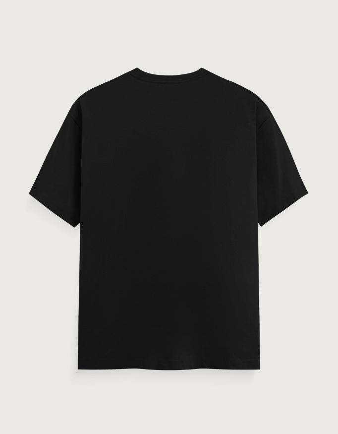 Memory Graphic - Unisex Classic Crew T-Shirt in black - back view #color_black