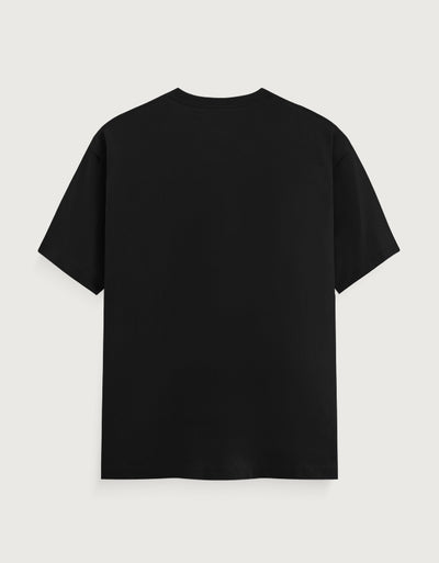 Memory Graphic - Unisex Classic Crew T-Shirt in black - back view #color_black