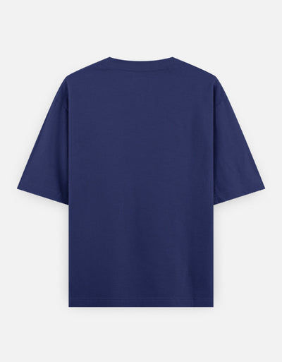 Escape Design - Unisex Oversized Classic T-Shirt in royal blue - back view #color_royal-blue