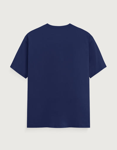 Memory Graphic - Unisex Classic Crew T-Shirt in royal blue - back view #color_royal-blue