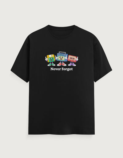 Memory Graphic - Unisex Classic Crew T-Shirt in black - front view #color_black
