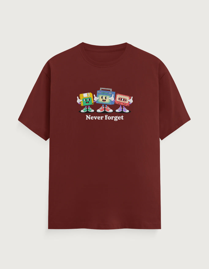 Memory Graphic - Unisex Classic Crew T-Shirt in brick red - front view #color_brick-red