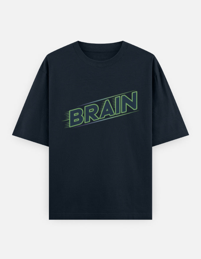 Brain - navy blue - front view #color_navy-blue