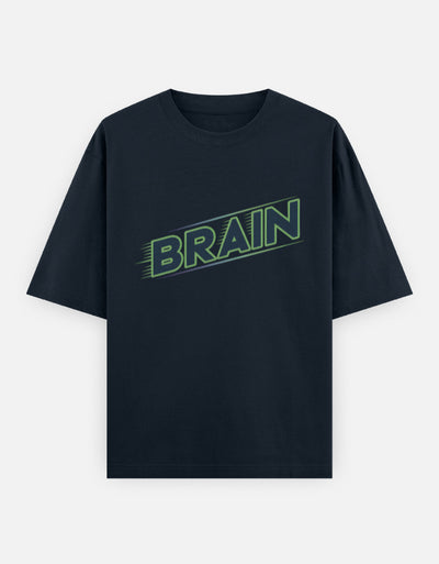 Brain - navy blue - front view #color_navy-blue