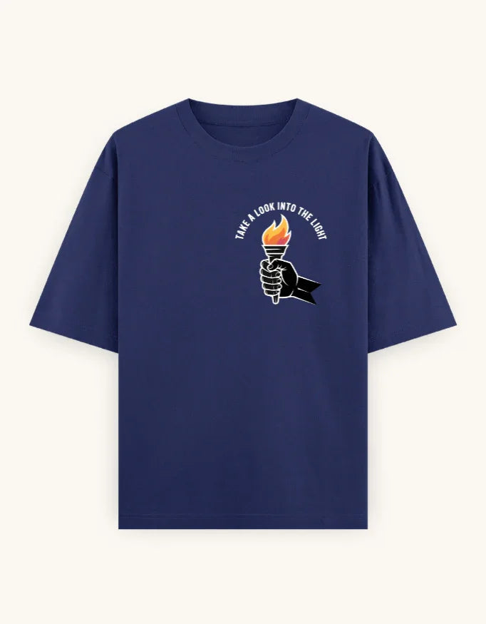 Ghost - Unisex Oversized Classic T-Shirt in royal blue - front view #color_royal-blue
