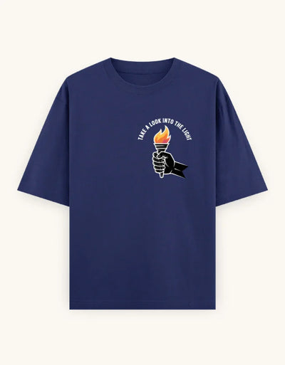 Ghost - Unisex Oversized Classic T-Shirt in royal blue - front view #color_royal-blue