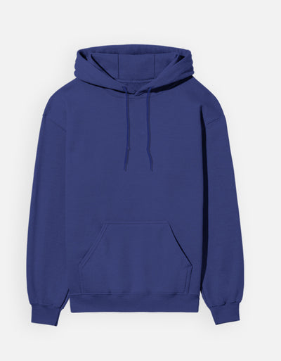 Plain - Unisex Hoodie in royal blue - front view #color_royal-blue