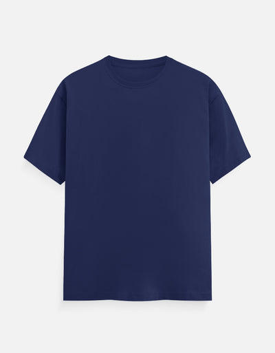 Plain - Male Classic Crew T-Shirt in royal blue - front view #color_royal-blue