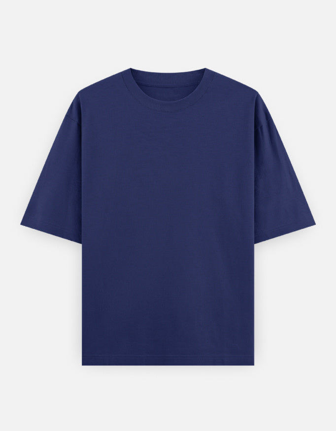 Plain - Unisex Oversized Classic T-Shirt in royal blue - front view  #color_royal-blue