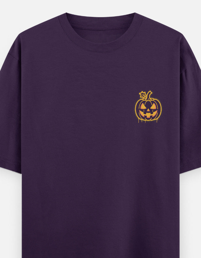 Halloween Season Graphic - Unisex Oversized Classic T-Shirt in purple - front view #color_purple