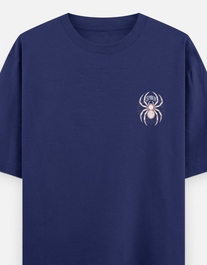 Spider Graphic - Unisex Oversized Classic T-Shirt in royal blue - front view #color_royal-blue