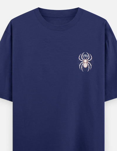 Spider Graphic - Unisex Oversized Classic T-Shirt in royal blue - front view #color_royal-blue
